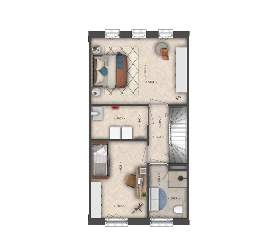 mediumsize floorplan